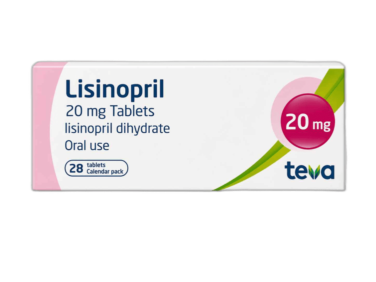 Lisinopril 20Mg Tab 28'S