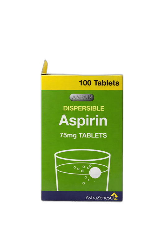 Dispersible Aspirin 75Mg Tab (Per Strip)