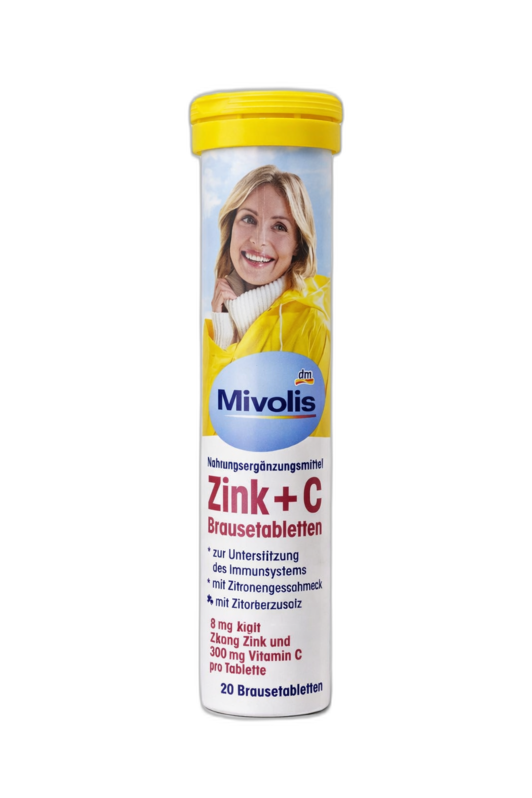 Mivolis Vitamin C Plus Zinc Eff Tabs