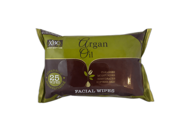 Xbc Argan Oil Facial Wipes 25'S