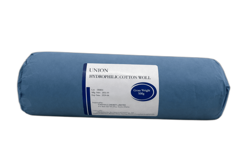 Union Hydrophylic Cotton Wool 500G